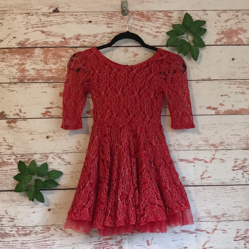 A red dress, that is like new.